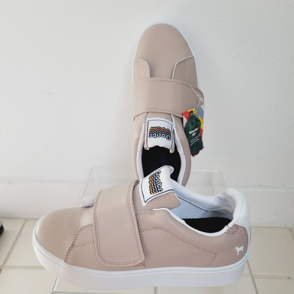 Goats Tan Platform Sneakers NWOB